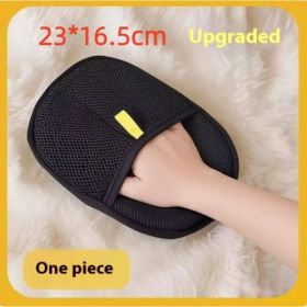 Pet Hair Remover Mitt Pet Hair Remover Gloves Deshedding Brush Glove For Dog Cat Rabbit With Long Short Curly Hair (Option: Hair Removal Gloves-1PCS)