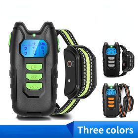 Dog Training Collar; Shock Collar for Dogs with Remote; Rechargeable Dog Shock Collar; 3 Modes Beep Vibration and Shock Waterproof Bark Collar fo (Color: D101-1 Orange)